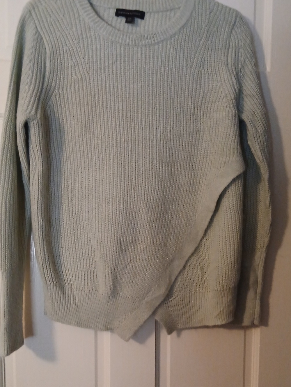 Banana Republic Mint Green Crewneck Sweater